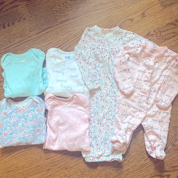 Carter's Other - Carter’s NEWBORN baby girl bundle!